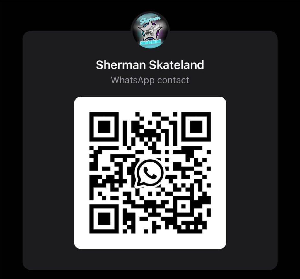 Sherman Skateland WhatsApp QR code 2