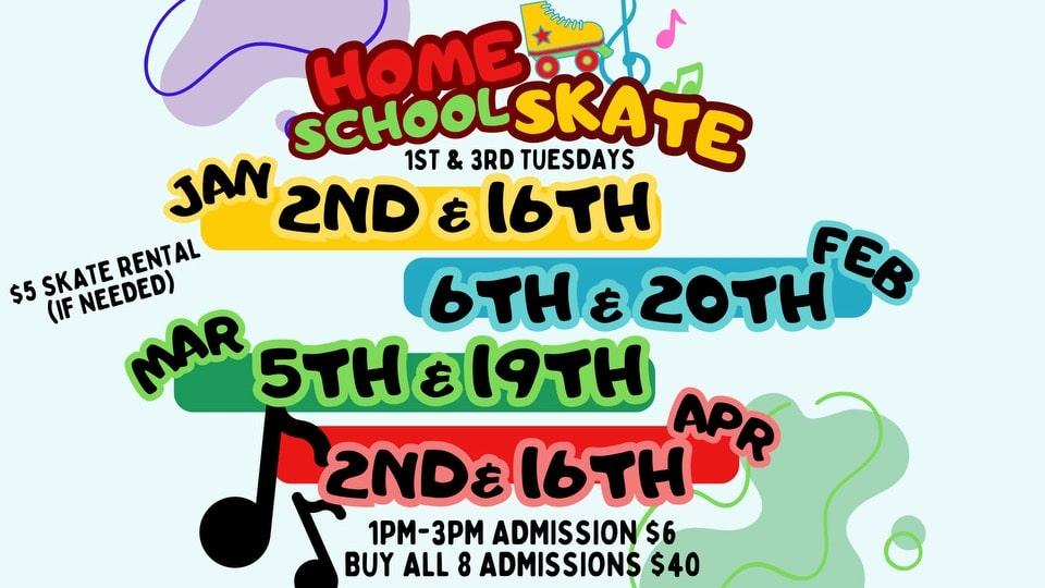 Sherman Skateland Home School Skate Sessions